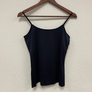 NWT Black White House Black Market Cami with Built in Bra - Size Medium